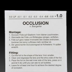 Bangerter Occlusion Foils